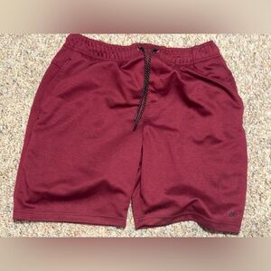 Men’s 1X legend shorts Burgundy Athletic Shorts
